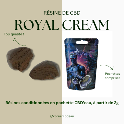 Résine CBD Royal Cream 100g