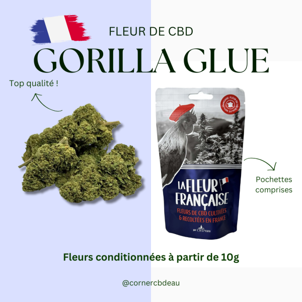 Fleur de CBD Gorilla Glue La Fleur Française