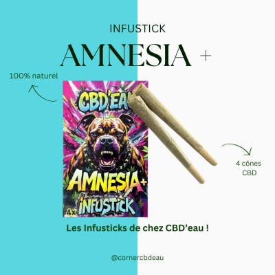 Infustick CBD Amnesia+ 7%...