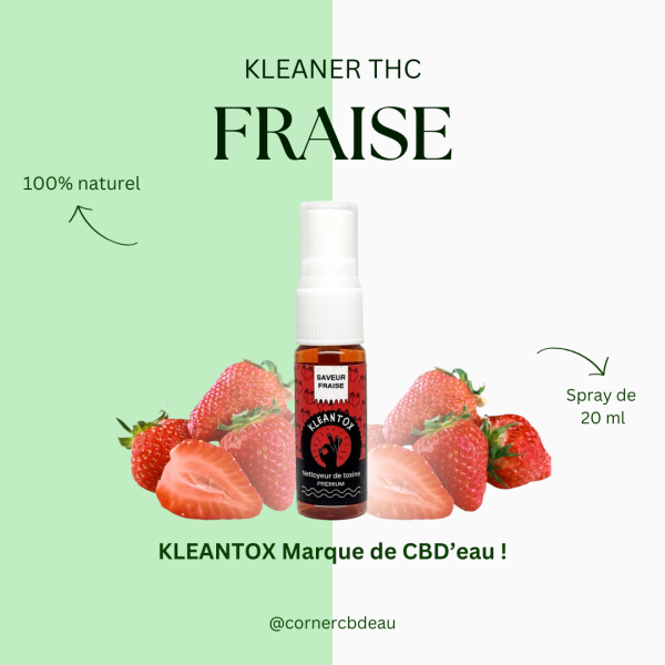 Spray KLEANER anti-toxines KLEANTOX Fraise 20ml