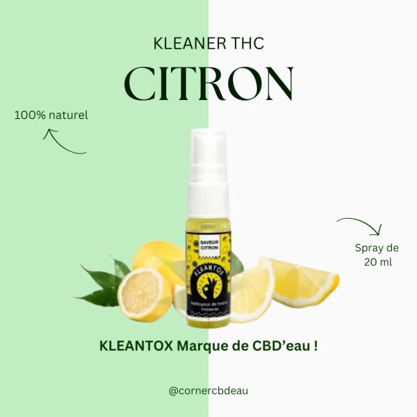 Spray KLEANER anti-toxines KLEANTOX Citron 20ml
