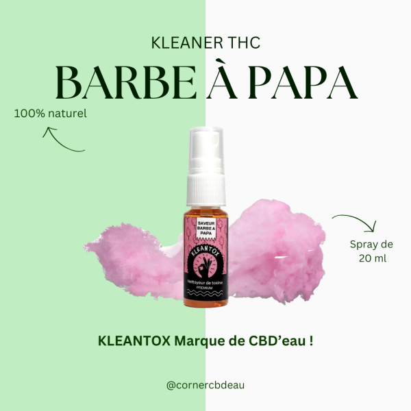 Spray KLEANER THC KLEANTOX Barbe à papa 20ml
