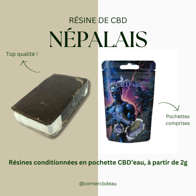 Résine CBD Népalais CBD'eau...