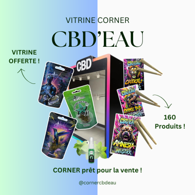 Pack Vitrine Corner CBD'eau...