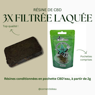 Résine CBD 42% Triple...